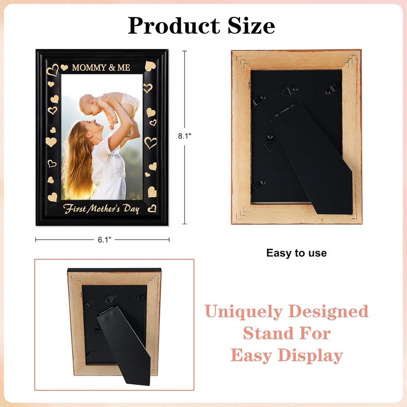 PETCEE Mothers Day Picture Frame for Mom Grandma  First Time Mom Gift for Nursery Decor Newborn Baby Shower Present Keepsake for Expecting Mothers  New Parents - Image 4