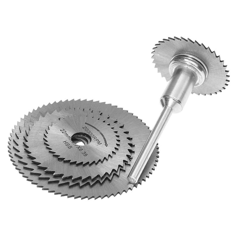Maha Premium 6pcs Set Mini HSS Circular Saw Blades Rotating Tool for Dremel Rotary Metal Cutter NNC65 - Image 1
