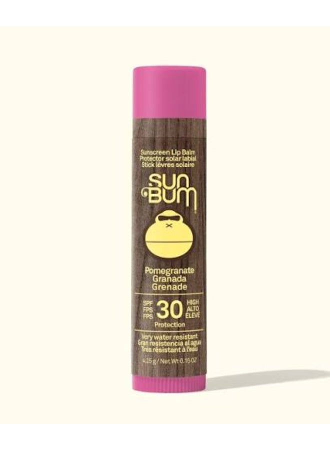 Sun Bum Original SPF 30 Sunscreen Lip Balm Pomegranate 4.25g - Image 3