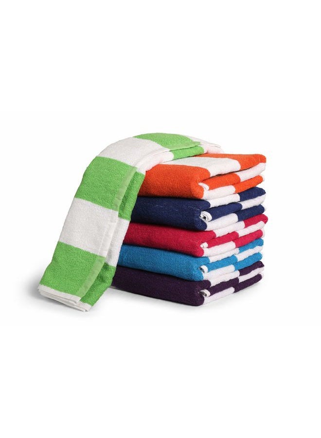 BolBom*S 100% Cotton Luxury Bath Towel Set - Soft & Absorbent Quick-Dry Towels for Bathroom, Spa, Beach or Gym - 30"x60" Large Size - Pack of 6 - Plush & Durable Towels - Machine Washable - Image 2