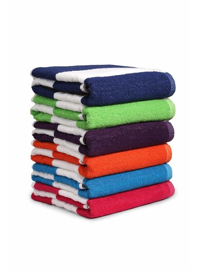 BolBom*S 100% Cotton Luxury Bath Towel Set - Soft & Absorbent Quick-Dry Towels for Bathroom, Spa, Beach or Gym - 30"x60" Large Size - Pack of 6 - Plush & Durable Towels - Machine Washable - Image 3