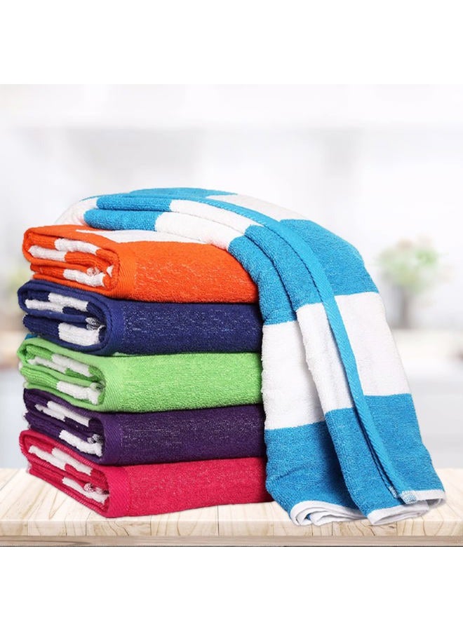 BolBom*S 100% Cotton Luxury Bath Towel Set - Soft & Absorbent Quick-Dry Towels for Bathroom, Spa, Beach or Gym - 30"x60" Large Size - Pack of 6 - Plush & Durable Towels - Machine Washable - Image 5