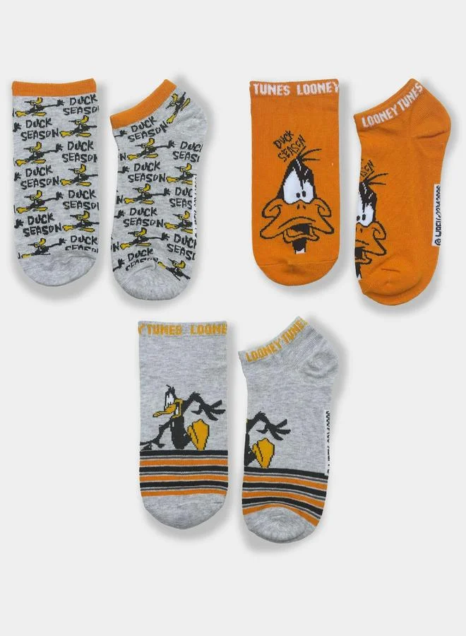 Looney Tunes Pack of 3 - Looney Tunes Ankle Socks