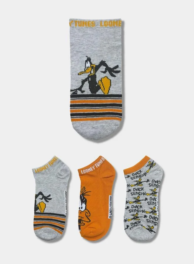 Looney Tunes Pack of 3 - Looney Tunes Ankle Socks