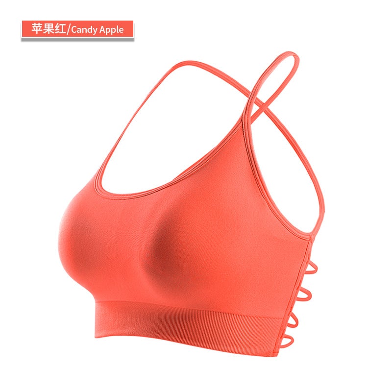 NVGTN Invincible High-Support Sports Bra Apple Red