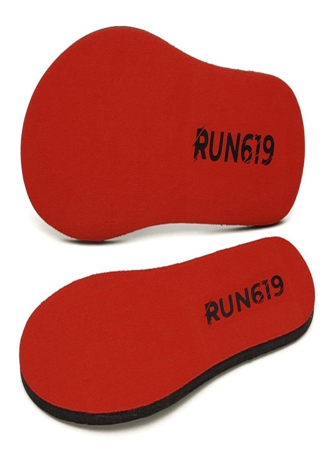Run 619 Zero Drop Shoe Insoles, Traditional Shape, Foot Forming, Regular Width - 6mm Thickness, Firm, Flat Shoe Inserts - Men's 10-11.5, Women's 11-12.5 - Image 1