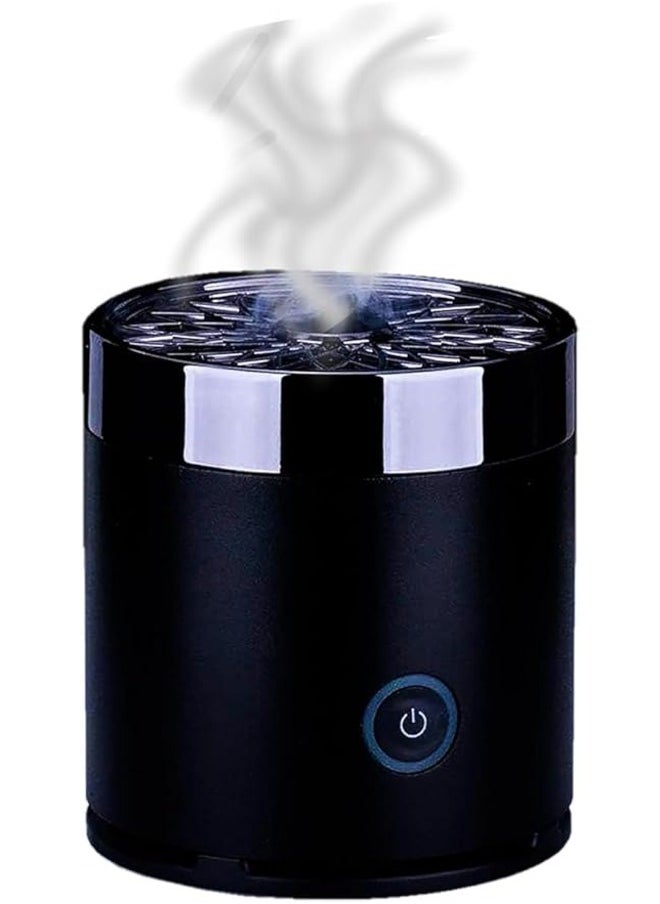 Generic Portable USB Rechargeable Electric Incense Burner For Car Home Decor Air Freshness Bk-11 Black  - Image 1