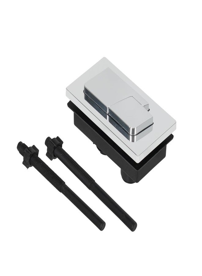 MASTER BATH Square Dual Flush Toilet Tank Push Button, Rectangular Dual Flush Toilet Tank Button Square Type, Toilet Tank Replacement Push Button, Toilet Accessories - Image 1