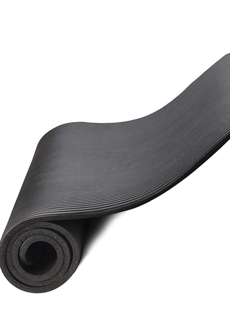High-Density Exercise Yoga Mat – Padded Comfort Mat for Home Yoga - Image 2