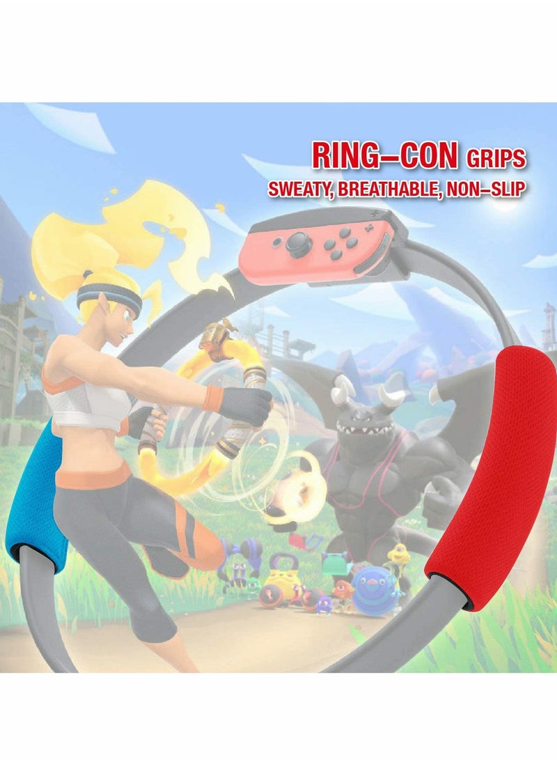 Switch Ring Leg Belt Grip Yoga Rally Exercise Ring Leggings Set, Controller Gaming Accessories Adjustable Elastic Band