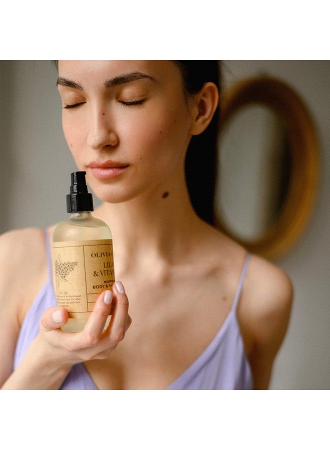 Olivia Care زيت الجسم المغذي بالعسل واللوز مع فيتامين E: سعادة في الحمام لجميع أنواع البشرة 8 أونصات سائلة (عسل ولوز وفيتامين E) - Image 3