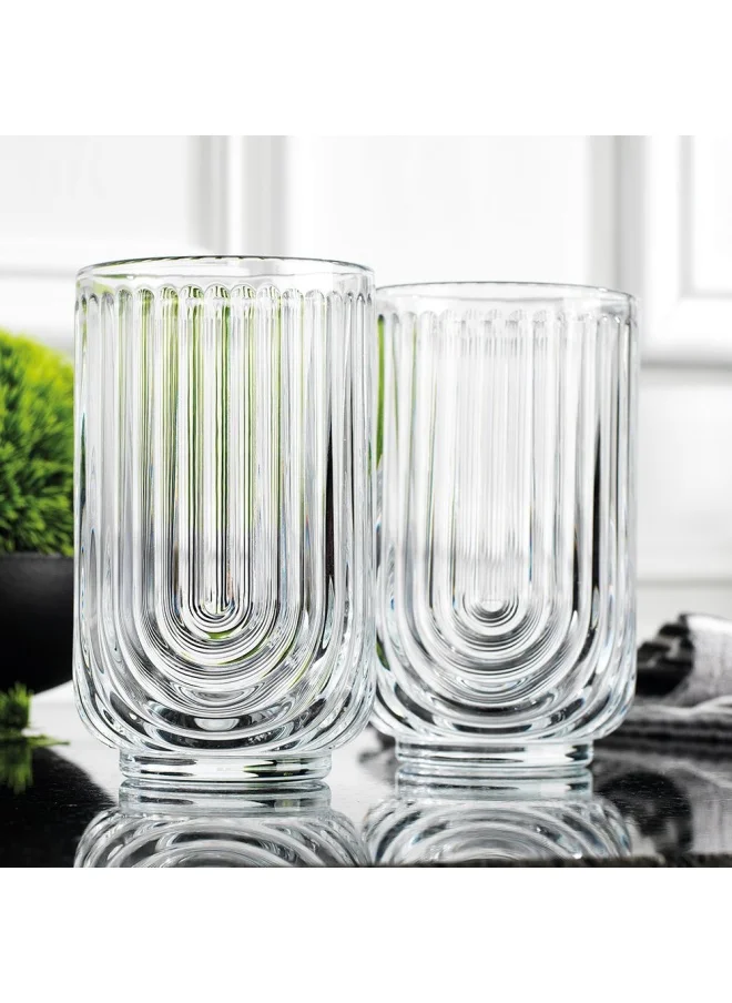 دانوب هوم Minetta 4-Piece Hi Ball Glass Set 500ml