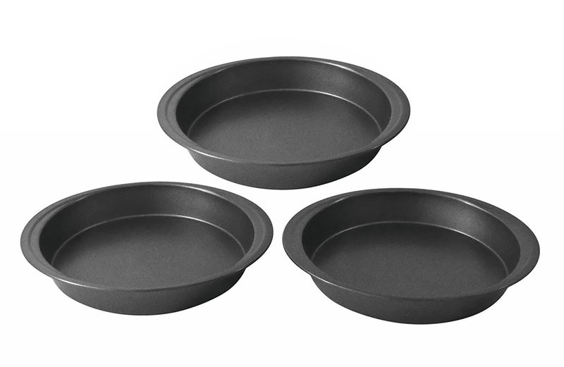 Mainstays 9 Inch Round Cake Pan, 3 Pack - Image 2