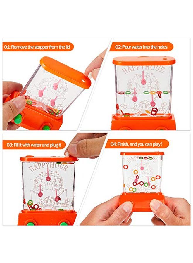 Sumind لعبة الماء المحمولة - لعبة حلقة الماء - طاولات الماء لألعاب الشاطئ - هدايا الحفلات - ألعاب ترفيهية قديمة للأطفال والبالغين - Image 5