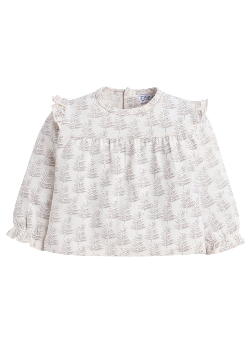 Dirkje Baby Girls 3-Piece Printed Top, Leggings & Headband Set - Image 4