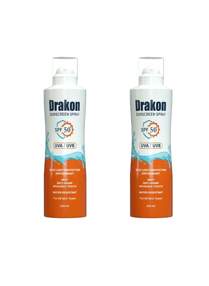 DRAKON - Drakon SunScreen Spray 2 pieces - Image 1