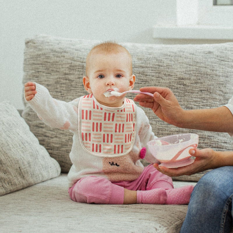 egmao baby 10 Pack Cotton Snap Bibs for Baby Boy Girl, Super Soft Drool Bibs for Teething and Feeding - Image 4