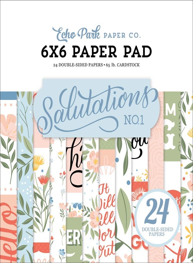 Echo Park Paper Co. Salutations No.1 6x6 Pad Paper