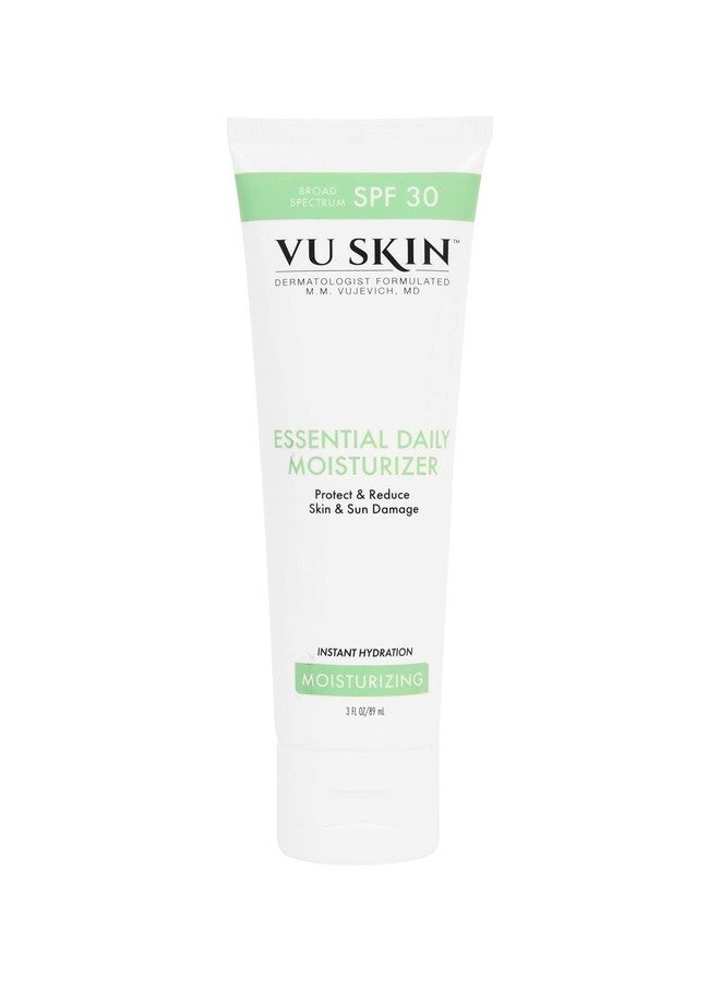 VU SKIN SYSTEM Essential Daily Moisturizer with SPF 30 - Doctor Formulated Facial Moisturizer with Cucumber and Grape Seed Extracts Hydrates and Protects Skin (3 oz) - Image 1