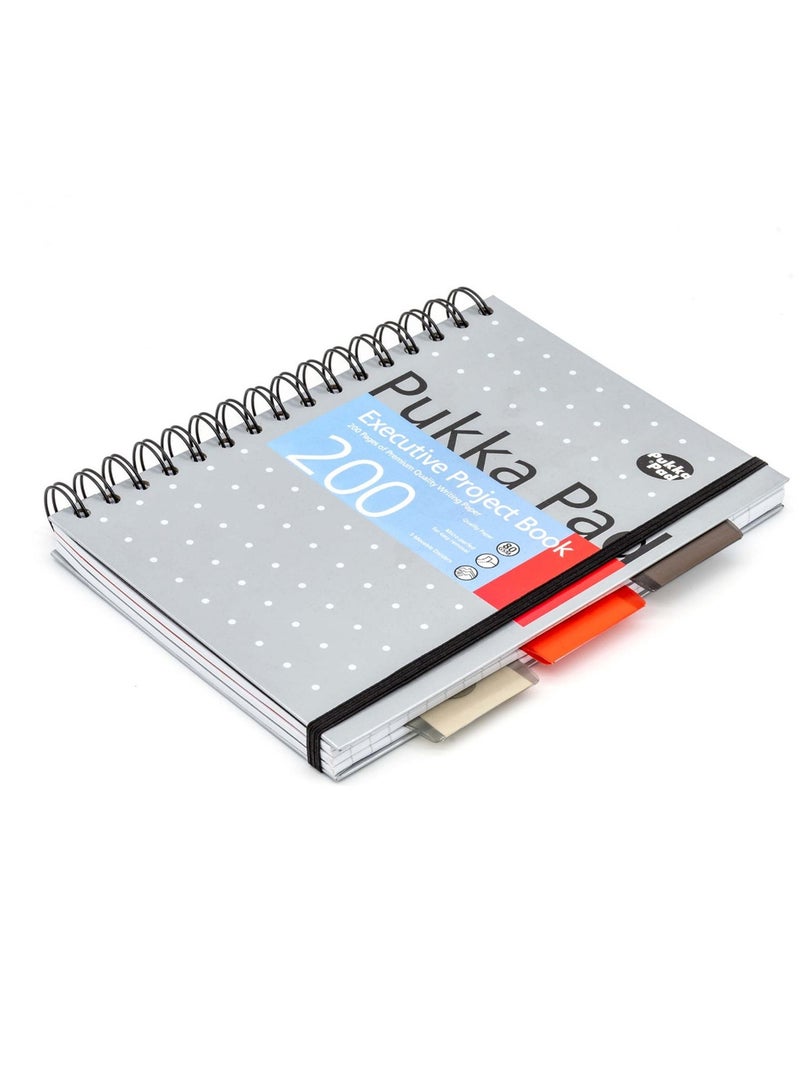 Pukka Pad A4 Size Metallic Executive Project Notebook With Five Divisions - Image 2