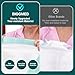 BIGGMED TearResistant Disposable Bed Pads 48 x 36 50 Count Underpads Extra Large Incontinence Bed Pads Heavy Duty Absorbency Chux Pads Pee Pads for Adult Elderly Puppy Pads for Training - Image 4