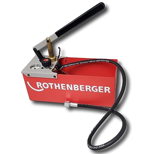 Rothenberger TP 25 Manual Pressure Test Pump with DURAMANT Coating - For Pressure Tests up to 25 bar - Power Pump 16 ml/Hub, 7L Capacity - 60250 - Image 3