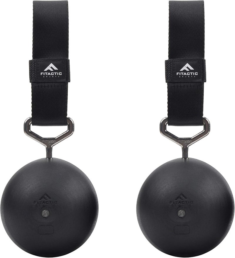 FITactic Rock Climbing Solid Training Cannonball Bomb Power Pull Up Ball Hold Grips for Straps for Finger, Forearm, Biceps, Back Muscles - Image 1
