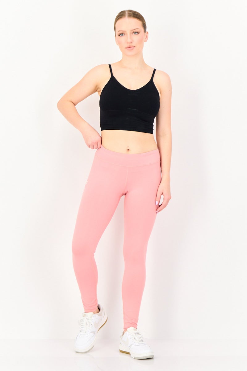 UNDER ARMOUR سراويل رياضية نسائية للياقة البدنية، وردي - Image 2