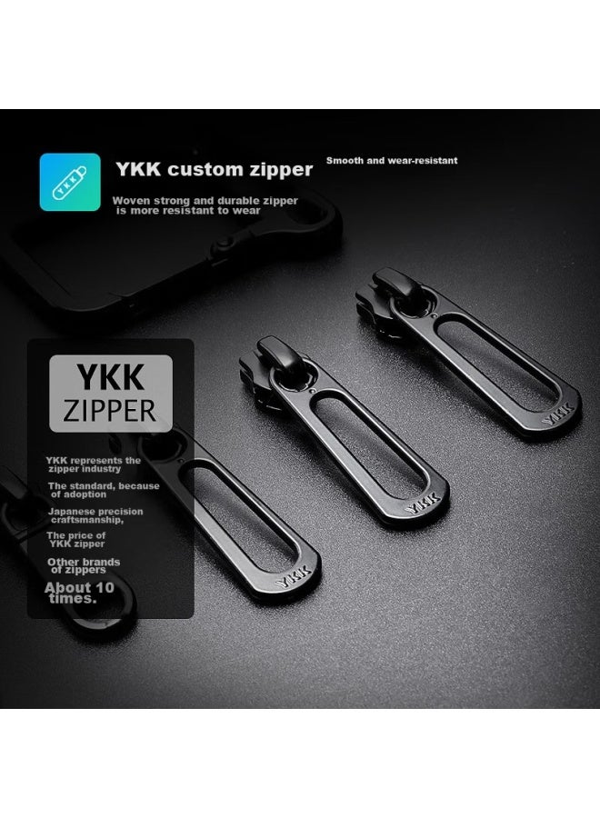 MARK RYDEN Marco Laideng Shoulder Bag, Men's Crossbody Bag, Large Capacity Chest Bag, 14-inch, Fashionable, Casual, Sports, Mr7633, Elegant Black - Image 5