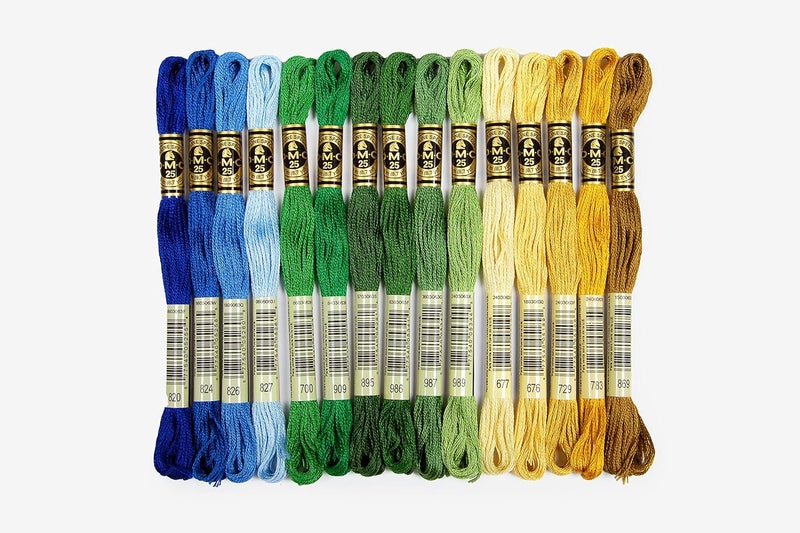DMC Embroidery Floss Pack - 30 Assorted Colors, 8.7 Yards Each for Holiday Decor - Image 2