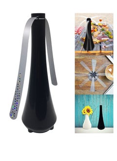 Y&D Fly Repellent Fan Food for Tables Indoor Outdoor Meal Electric Mosquito Insect Away Household Portable Keep Your Clean Black and Ease of Use  - Image 1