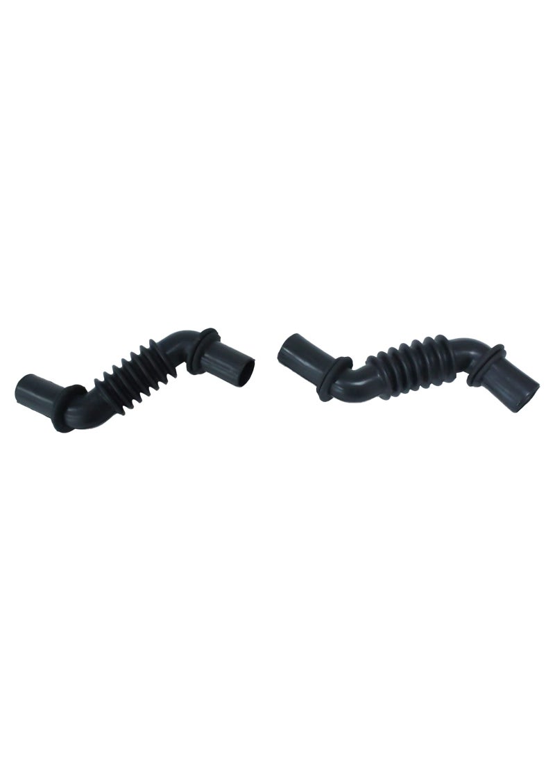 LAFORMO Pair(2) Power Window Door Jamb Wiring Boots Z (Accordion) Style,4" Long 3/4 Hole Compatible with Chevy Bel Aire 150 210 ; Camaro ; Alfa Romeo  - Image 2