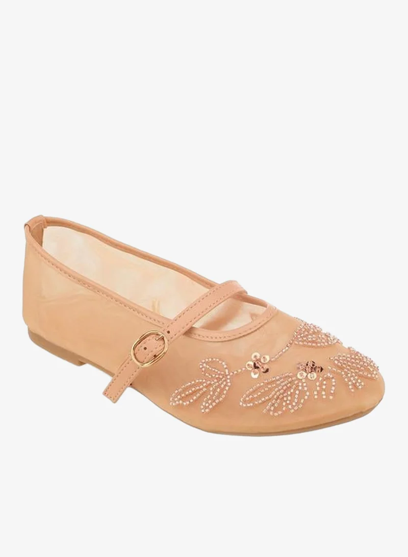 Flora Bella By Shoexpress Women Embellished Ballerina Shoes Ramadan Collection
