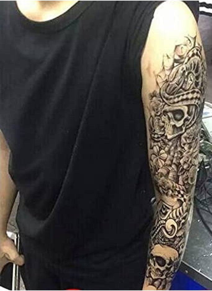 Generic - Full Arm Waterproof Temporary Tattoo For Men & Women Long Time Lasting - Image 1