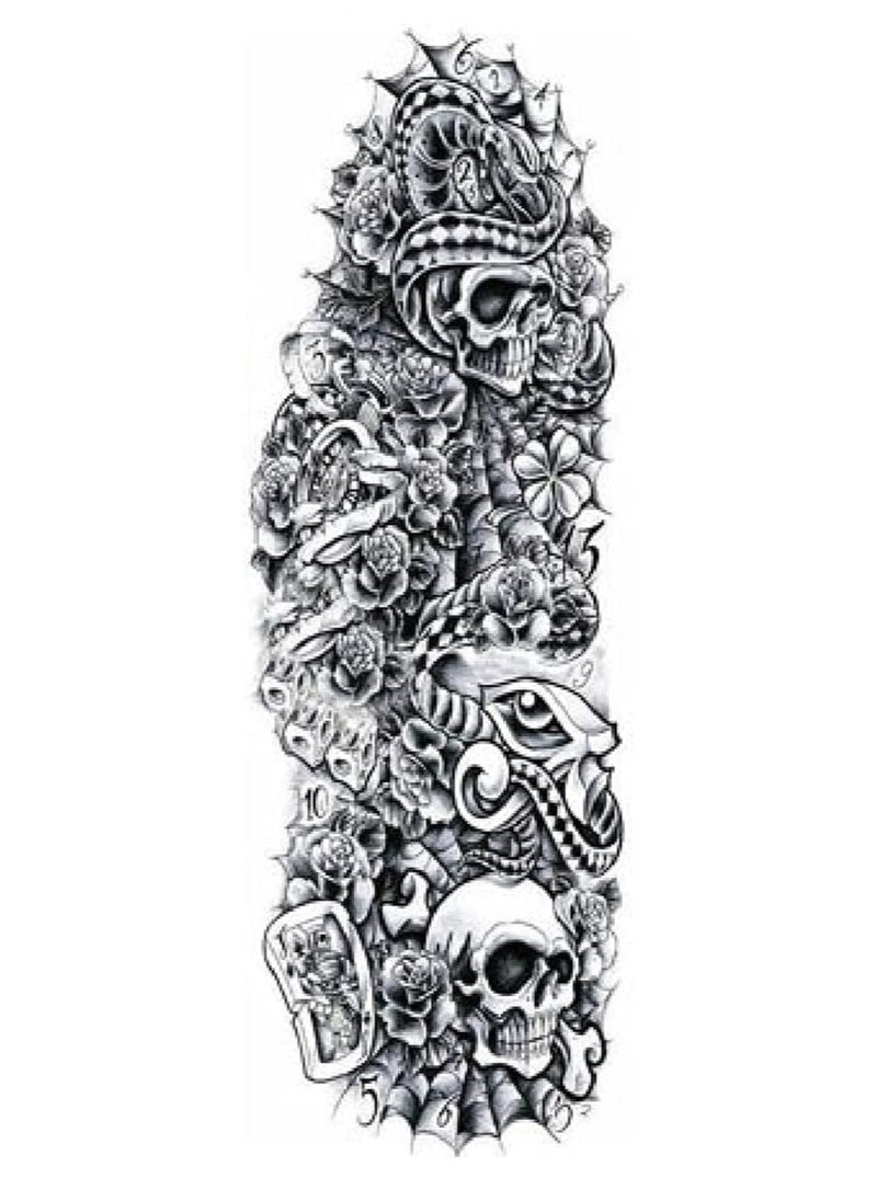 Generic - Full Arm Waterproof Temporary Tattoo For Men & Women Long Time Lasting - Image 1