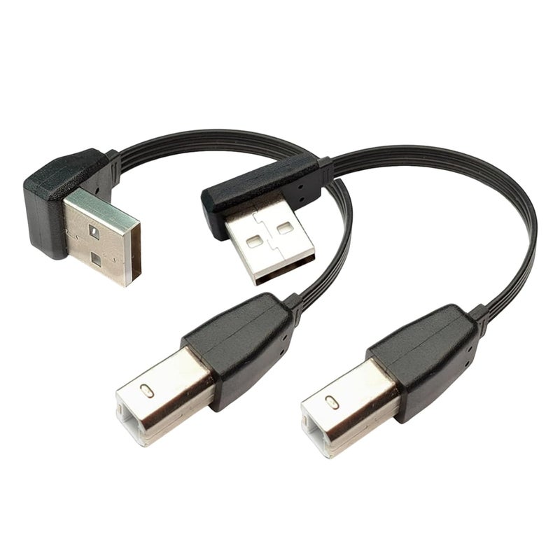 Printer Scanner Cable USB to B Interfaces Enhancing Signals Stability Texture Suitable for Various Devices Type B Cable - Image 4
