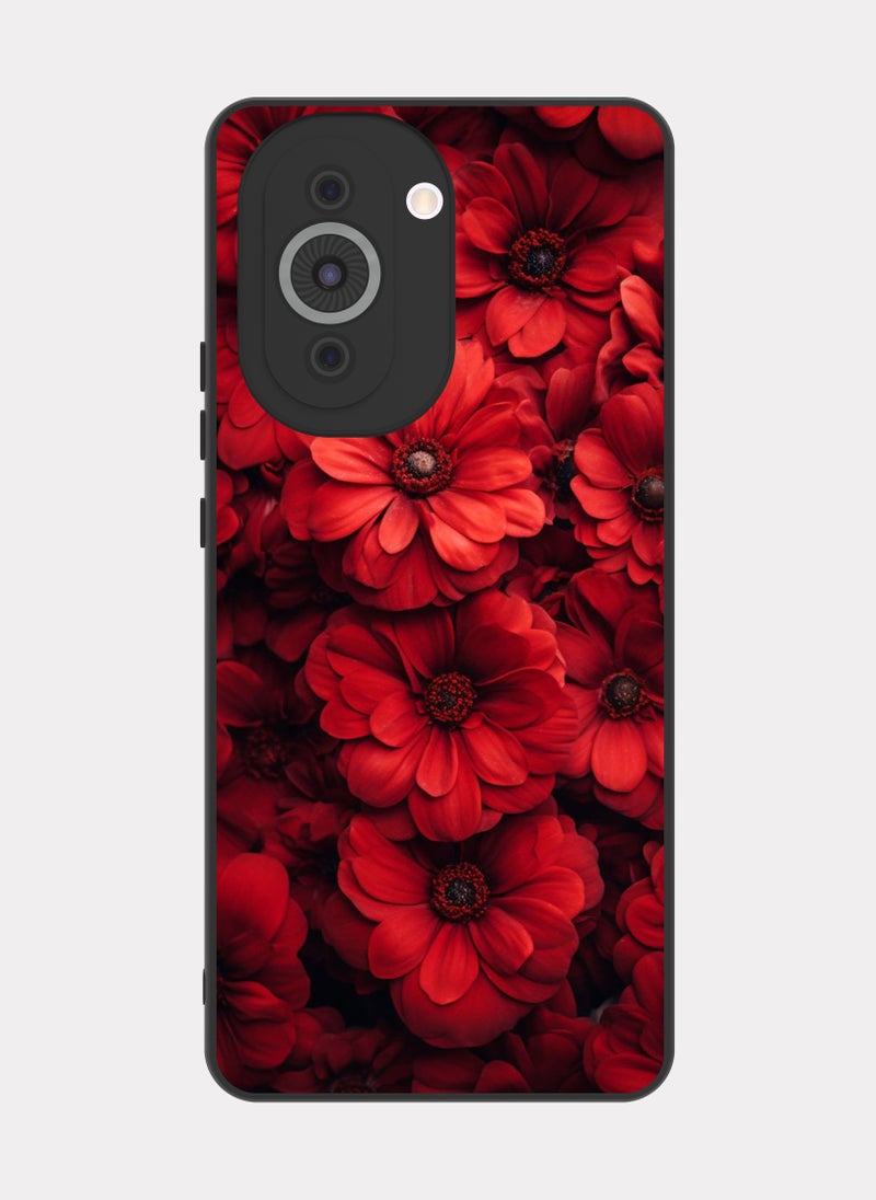 PXLAAT Huawei Nova 10 case cover Red Flower - Image 1