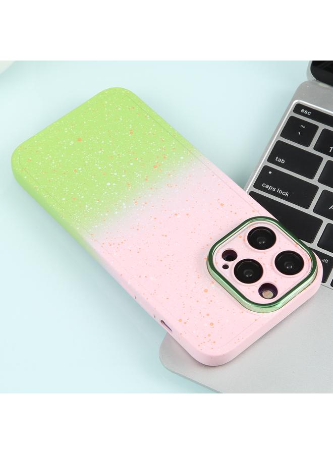 زبون جراب لهاتف iPhone 11 Pro Max من السيليكون المتدرج المرصع بالنجوم مع فيلم عدسة - Image 5