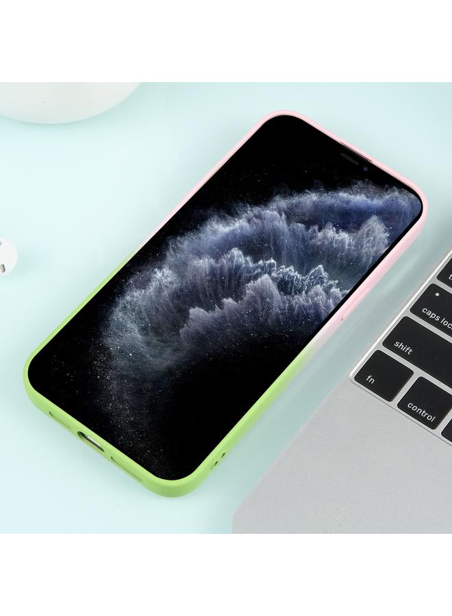 زبون جراب لهاتف iPhone 11 Pro Max من السيليكون المتدرج المرصع بالنجوم مع فيلم عدسة - Image 3