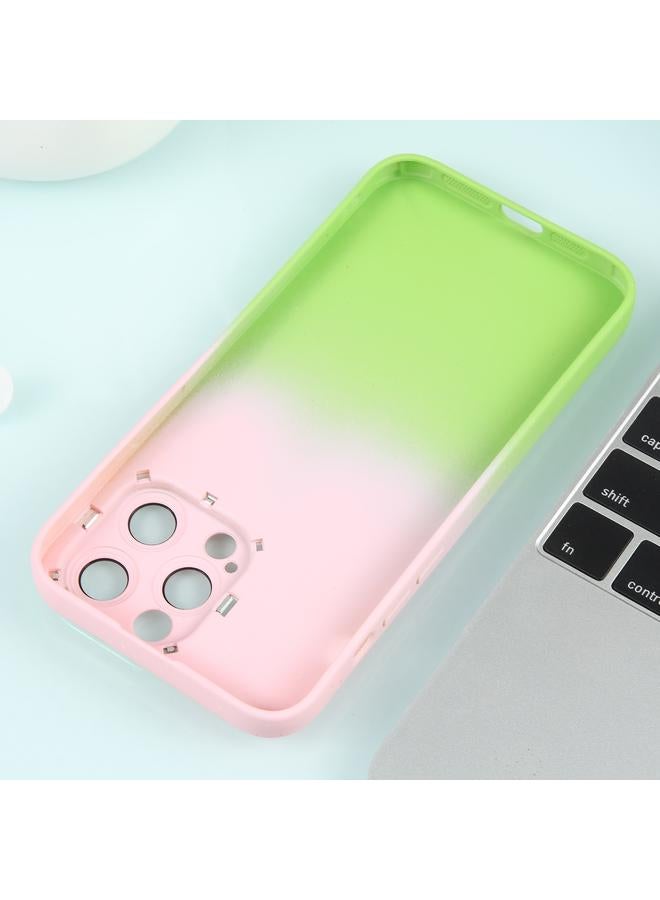 زبون جراب لهاتف iPhone 11 Pro Max من السيليكون المتدرج المرصع بالنجوم مع فيلم عدسة - Image 4