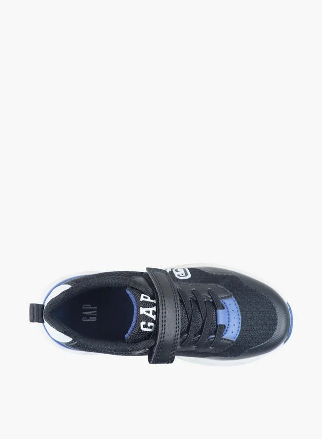 Gap BLACK Boys Sacramento Hook & Loop Ankle School Sneakers for Men | Best Price UAE