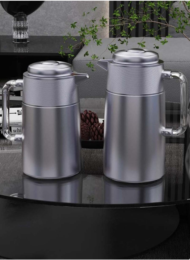MARS Q Coffee and tea thermos set 1 liter and 700 ml  - Image 1
