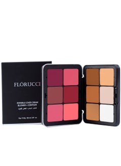 FLORUCCI Florucci Blusher and Contour Palette FC-005  - Image 1