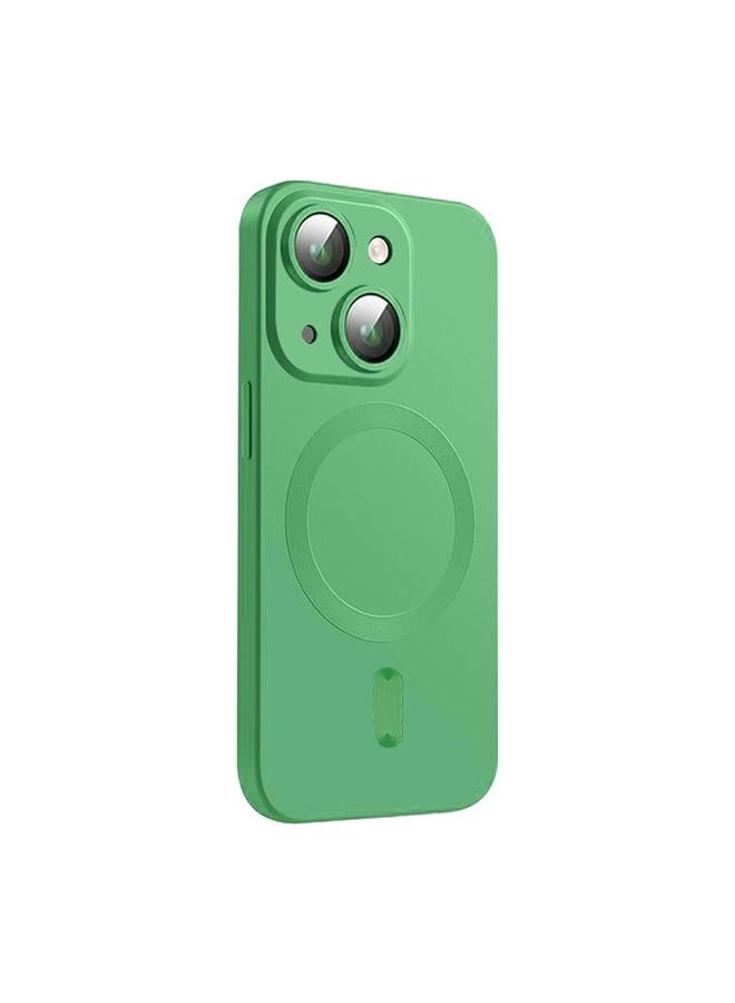 Case For iPhone 14 Plus MagSafe Matte TPU Phone Case with Lens Film