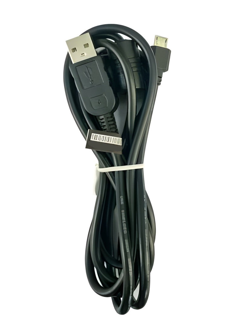 كابل B8V-00115 USB لنقل البيانات من سوني PS4، نقل بيانات سريع، متوافق مع PS4 وأجهزة الكمبيوتر، تصميم متين، أسود. - Image 2