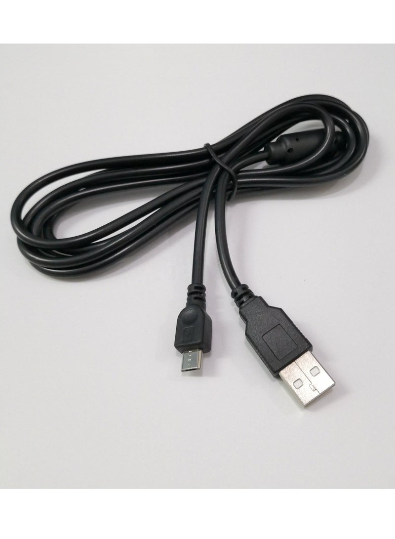 كابل B8V-00115 USB لنقل البيانات من سوني PS4، نقل بيانات سريع، متوافق مع PS4 وأجهزة الكمبيوتر، تصميم متين، أسود. - Image 3