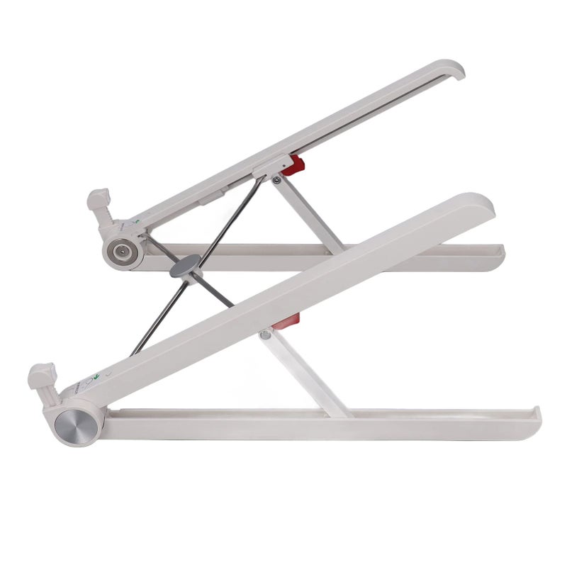 Adjustable Foldable Laptop Stand with Telescopic Baffle Ergonomic Riser for Collaborative Work - Image 2