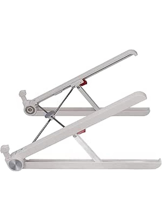 Adjustable Foldable Laptop Stand with Telescopic Baffle Ergonomic Riser for Collaborative Work - Image 1