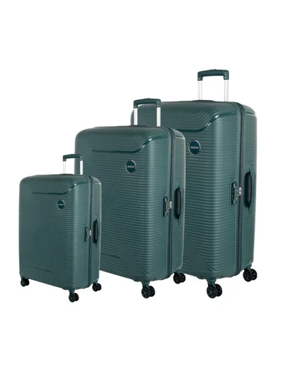 AMERICAN TOURISTER Maxplus Spinner 3 PC Set - Olive - 3 Years Global Warranty
