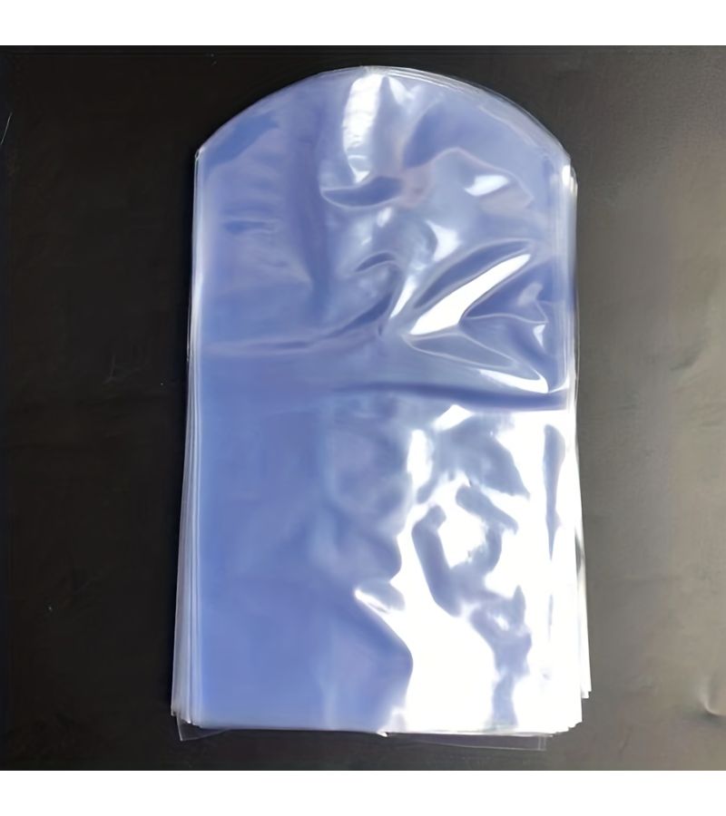 PVC Heat Shrink Bags 5.51x10.24 Inch Clear Plastic Shrinkable Pouches 10 Pack - Image 1